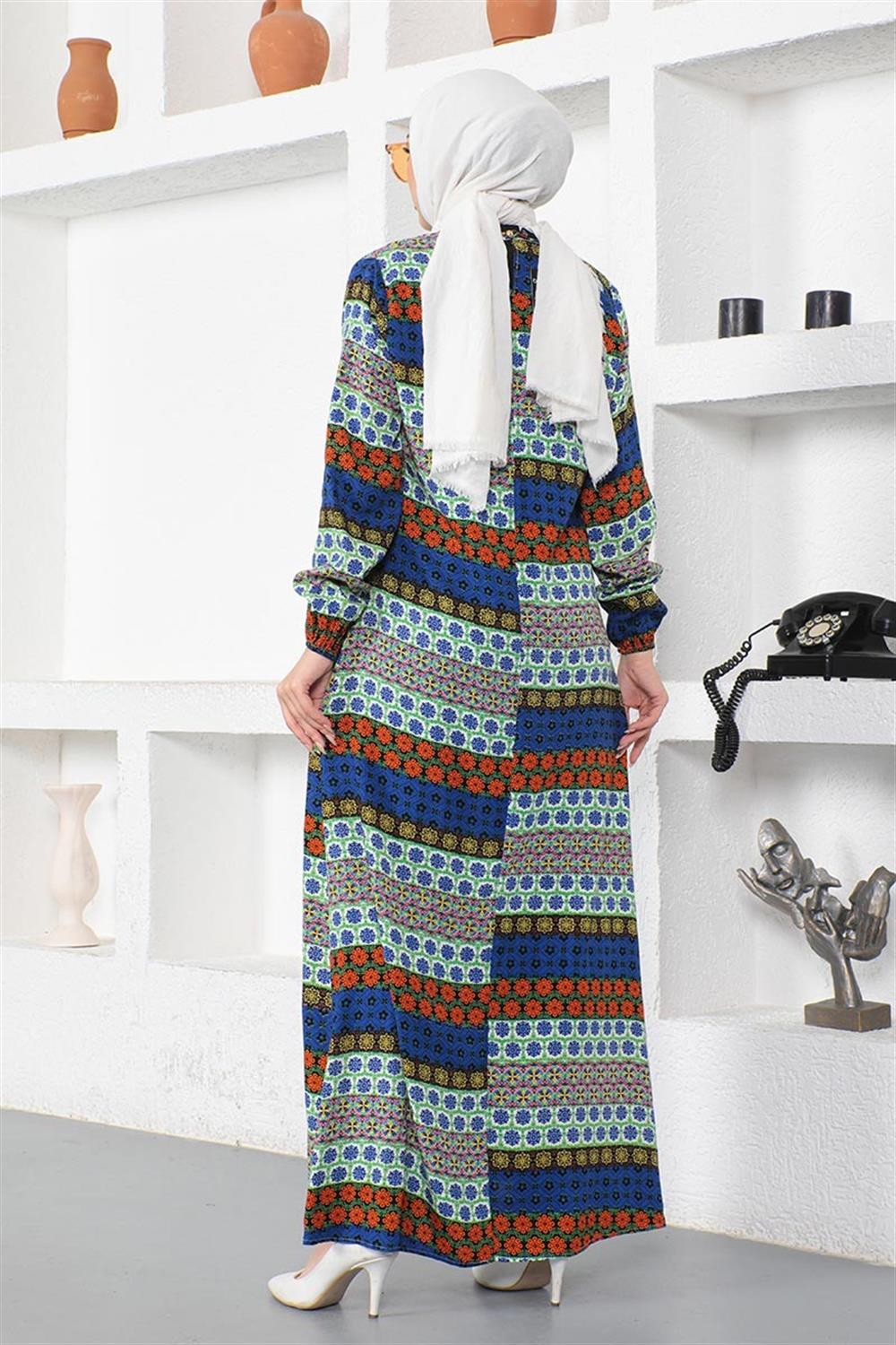 yakasi-bagcikli-viskon-elbise-saks-mavisi-390893-78-B blank