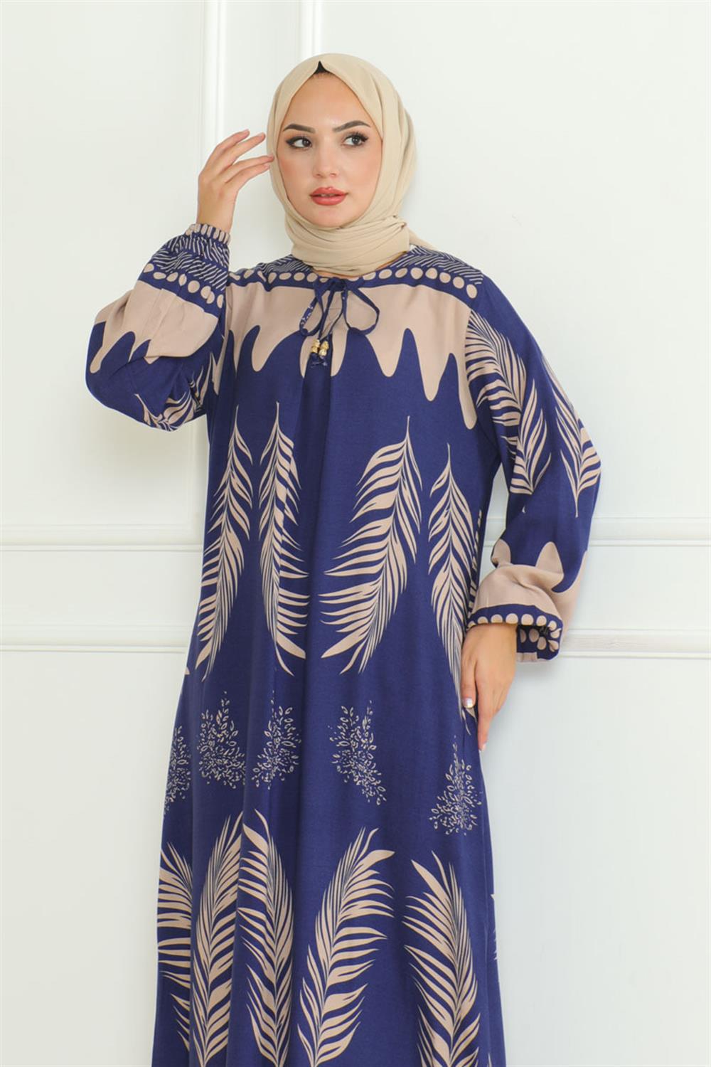 yakasi-baglamali-viskon-elbise-saks-mavisi-389452-78-B blank