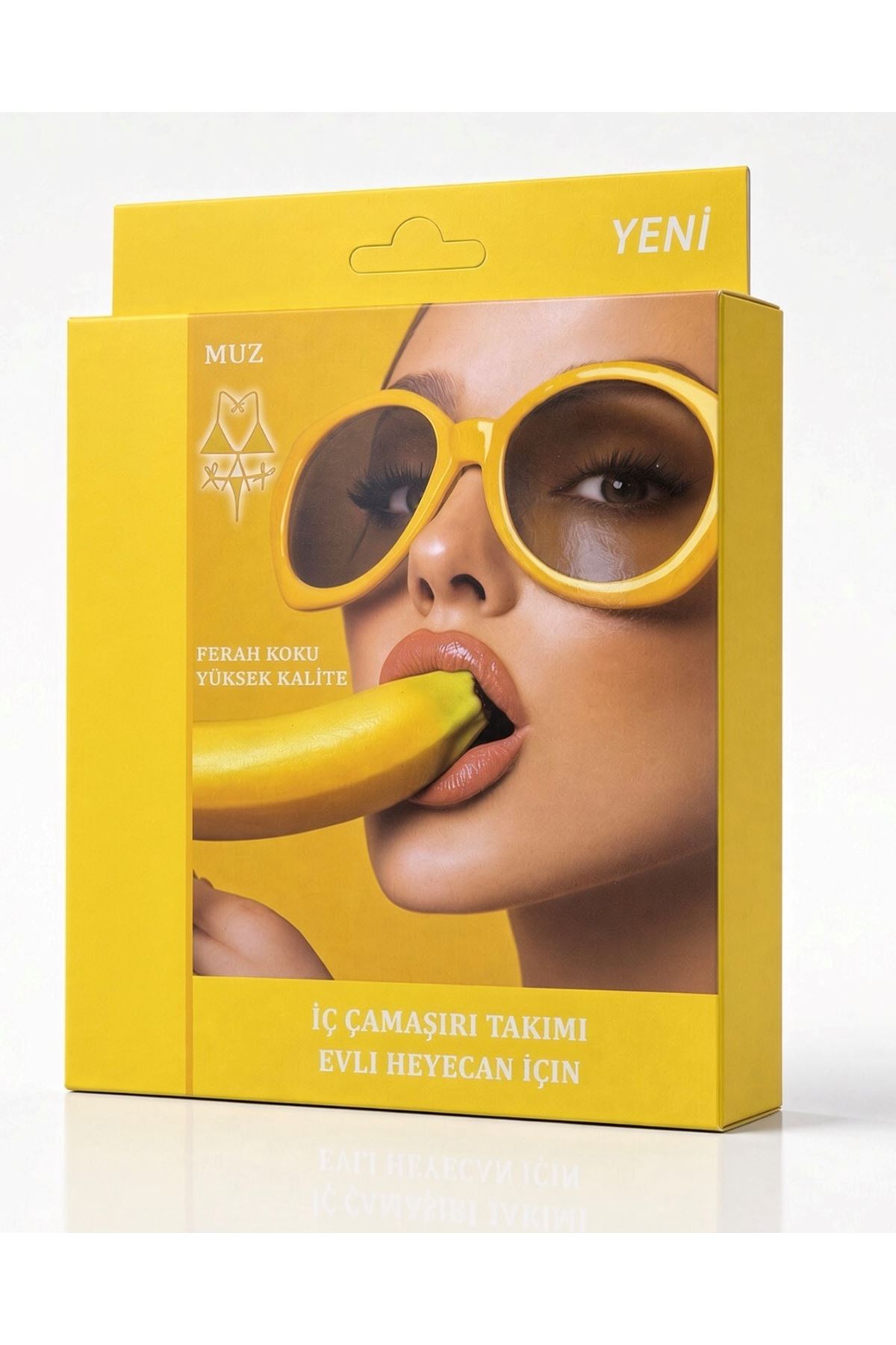 Muz Aromalı Yenilebilir İç Çamaşırı Takımı - Görsel 2