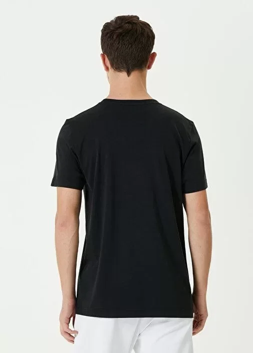Unisex Basic Bisiklet Yaka Regular T-Shirt – Siyah