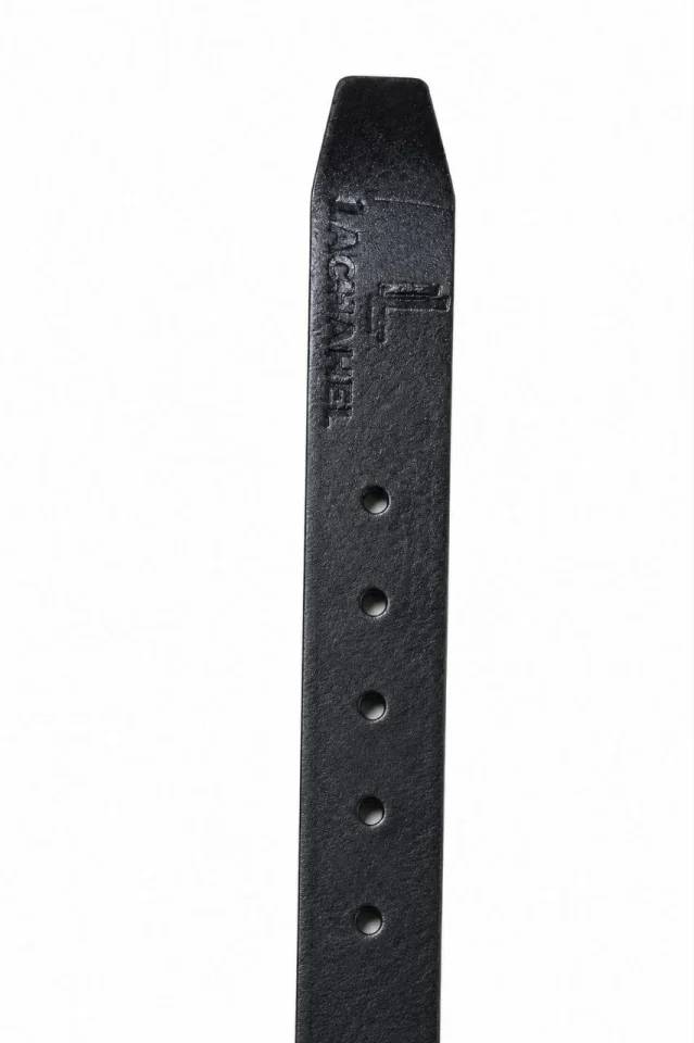 Erkek Hakiki Deri 4 Cm Klasik Kemer Metal Tokalı Günlük Ve Klasik Kullanım - Görsel 3