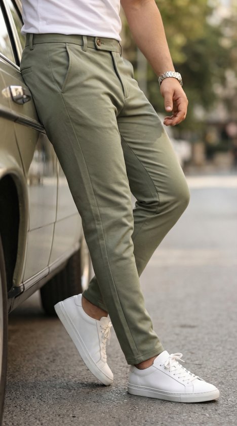 Erkek Slim Fit Dilli Kumaş Pantolon - Görsel 2