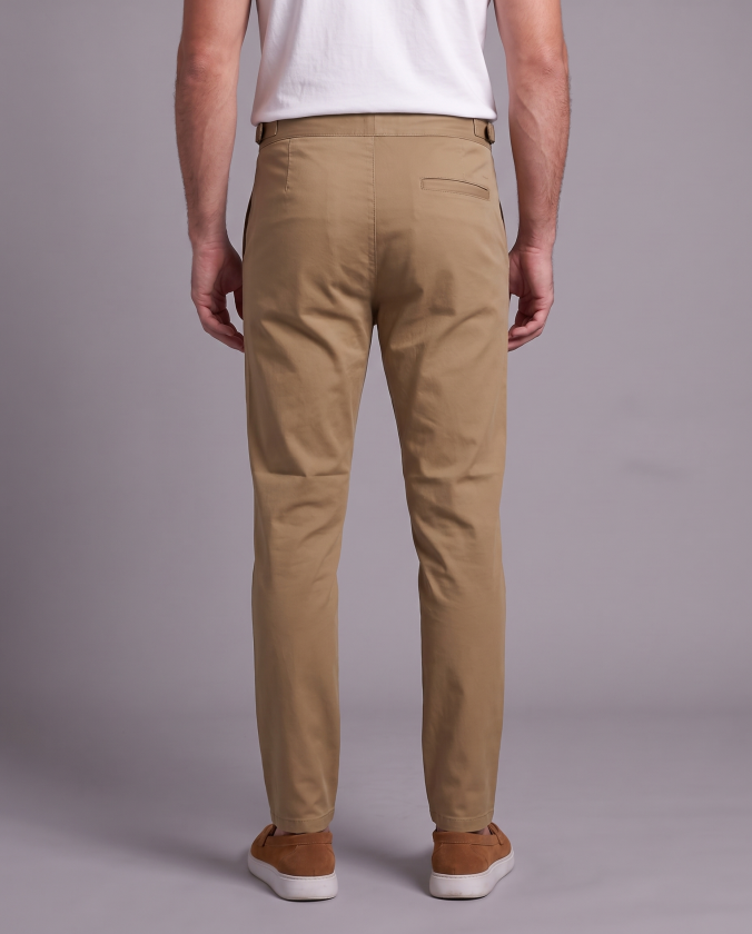 Erkek Toka Detaylı Kumaş Pantolon - Görsel 3