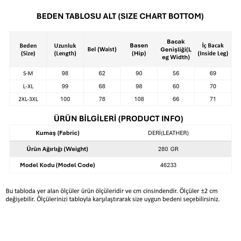Kadın Yüksek Bel Cepli Deri Pantolon - Görsel 4