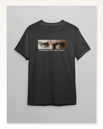 10 Kasım Unisex Atatürk Baskılı T-shirt Siyah