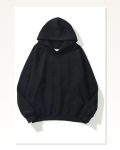 Unisex Günlük Stil Siyah Üç İplik Pamuklu Kordonlu Kapüşonlu Sweatshirt