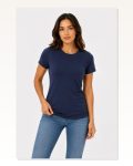 Basic Tişört Bisiklet Yaka Kısa Kol Günlük Yazlık Slim Fit T-Shirt – Lacivert Marketplace