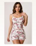 Baskılı Kadın Kombin Şıklığı Hello Kitty Askılı Şortlu Pijama Takımı Marketplace