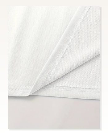 Kadın Baskılı Salaş Stil Beyaz Oversize Bisiklet Yaka Tişört
