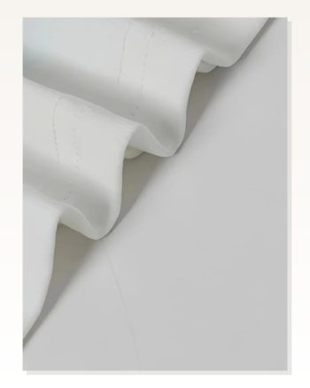Kadın Baskılı Salaş Stil Beyaz Oversize Bisiklet Yaka Tişört