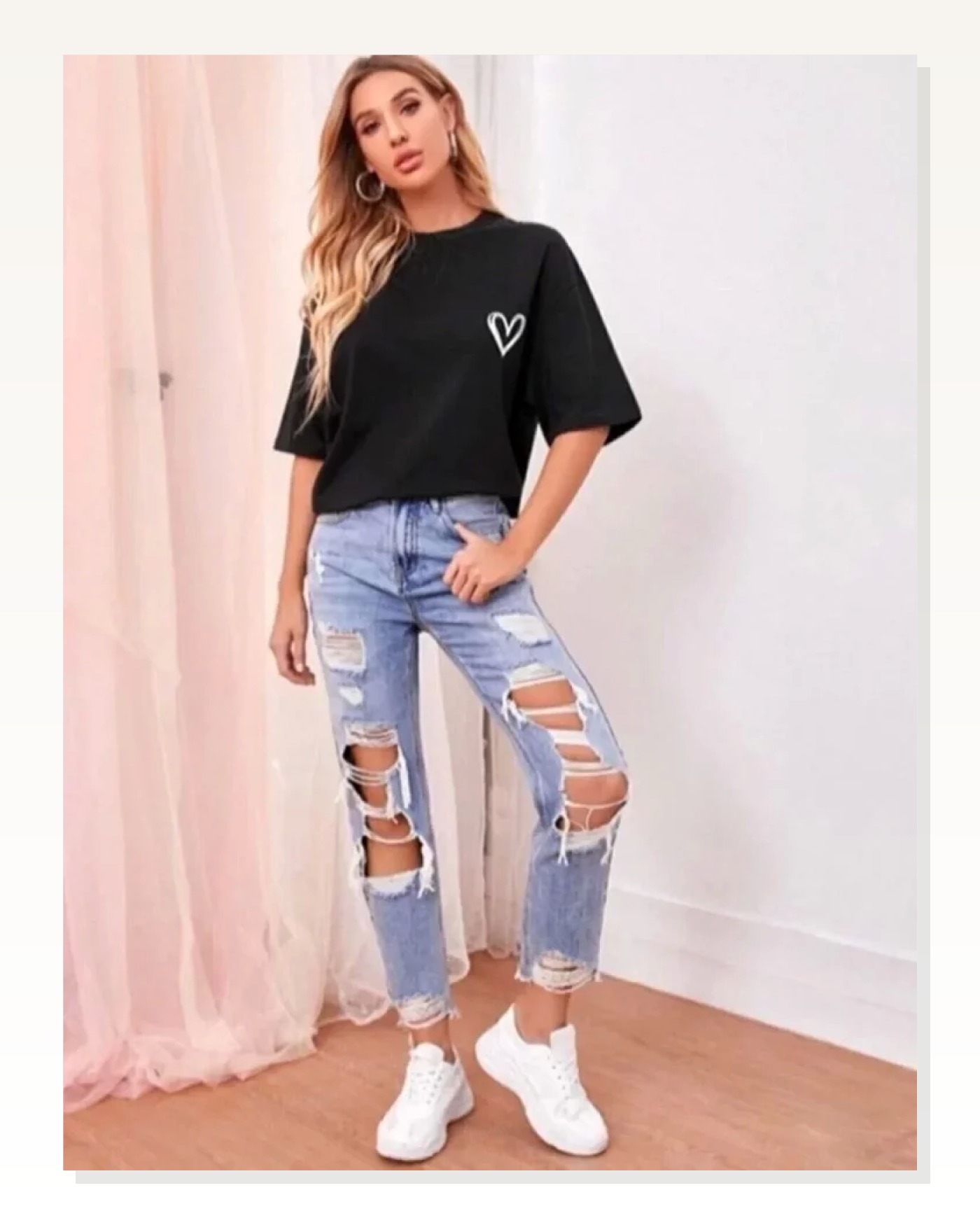 Grafik Baskılı Unisex Rönesans Esintili Siyah Pamuklu Oversize Tişört Marketplace blank