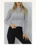 Kadın Modern Stil Çimalı Gri Body