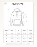 Kadın Salaş Stil Siyah Double Oversize Kapüşonlu Nakışlı Sweatshirt
