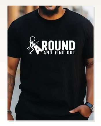 Erkek Around Baskılı Süprem T-shirt