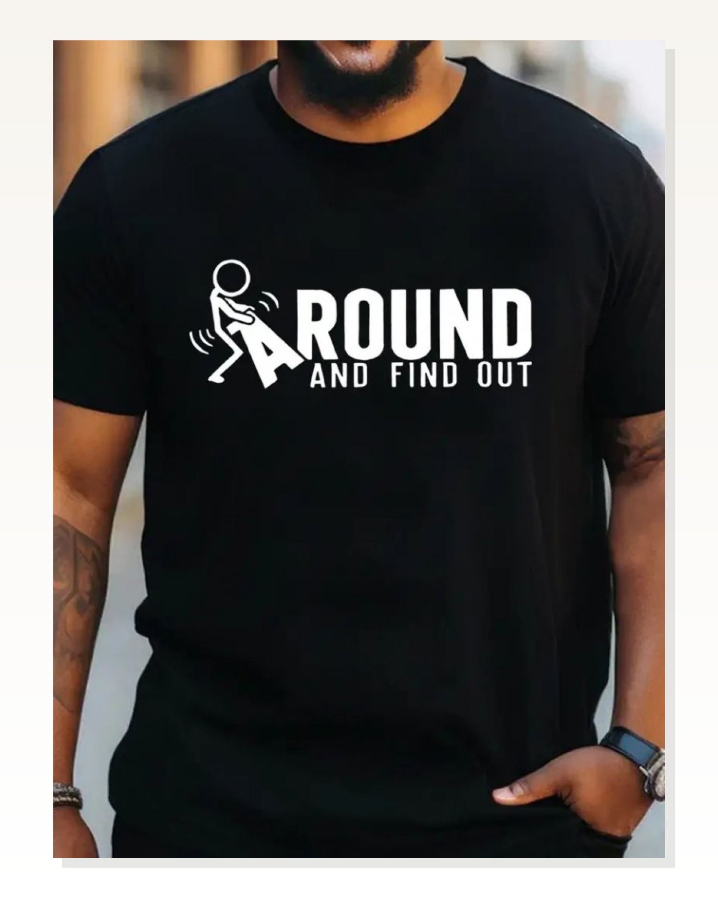 Erkek Around Baskılı Süprem T-shirt Marketplace blank