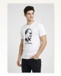 Erkek Atatürk Baskılı Tişört Kısa Kollu Bisiklet Yaka T-Shirt – Beyaz Marketplace