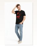 Erkek Atatürk Baskılı Tişört Kısa Kollu Bisiklet Yaka T-Shirt – Siyah Marketplace