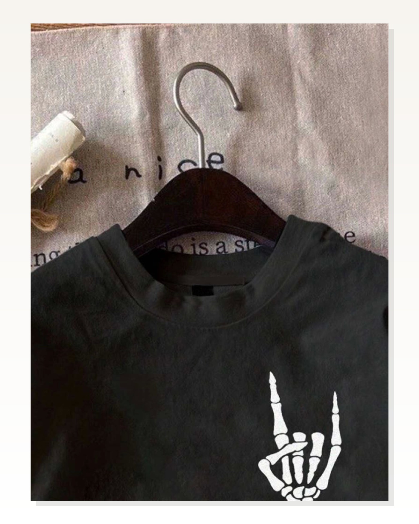 Baskılı Erkek Günlük Stil Siyah Oversize Tişört Marketplace blank