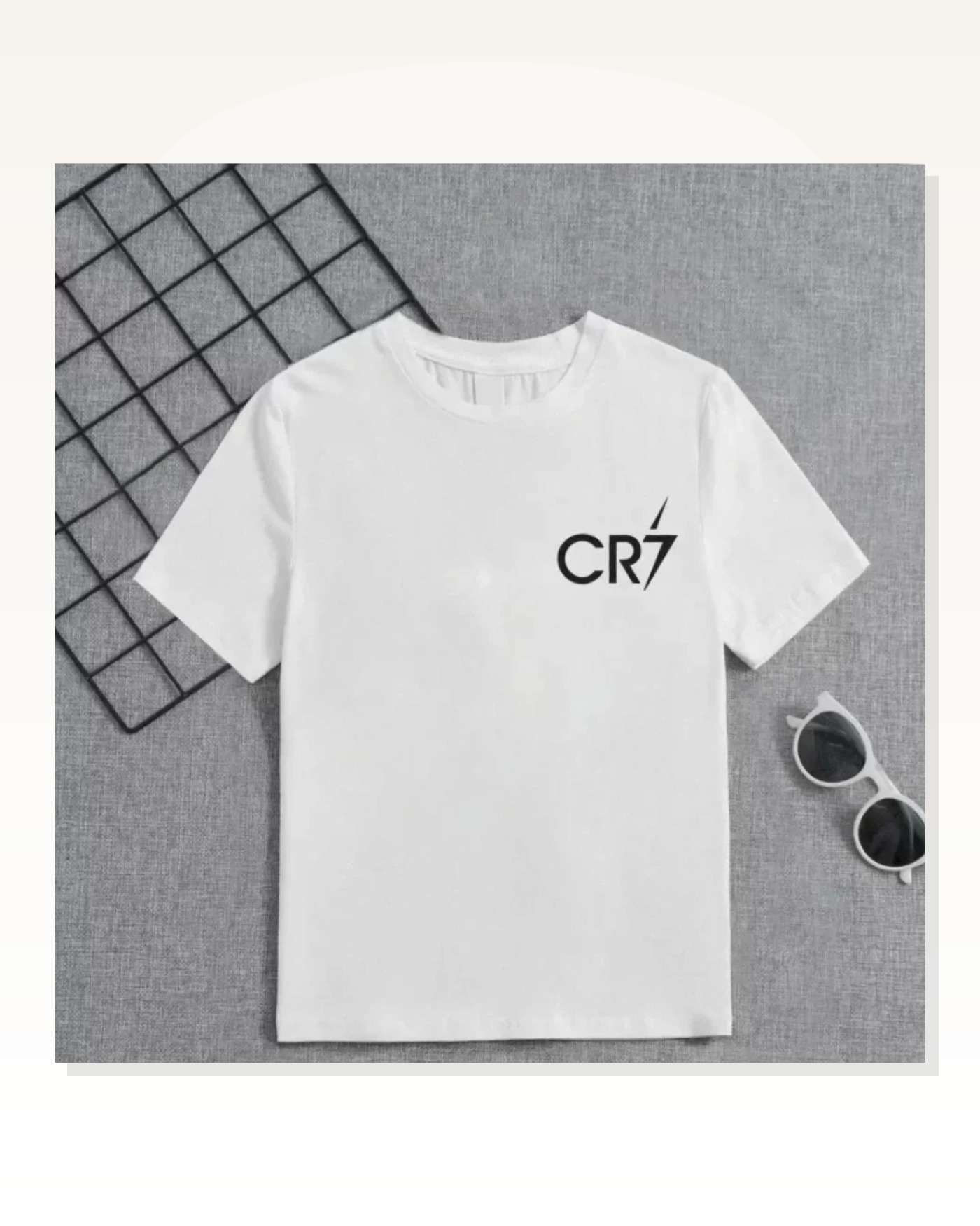 Erkek Çocuk Baskılı T-Shirt - Beyaz Marketplace blank