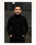 Erkek Fitilli 3’Lü Set Bej Haki Siyah Regular Balıkcı Yaka Tam Boğazlı Triko Seti Modeli Kazak
