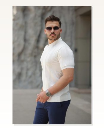 Erkek Hemşire Yaka Kısa Kollu Tişört