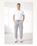 Erkek Gri Jogger Regular Fit , Kargo Cepli, Lastikli Paça, Günlük Spor Pantolon Eşofman Altı Marketplace