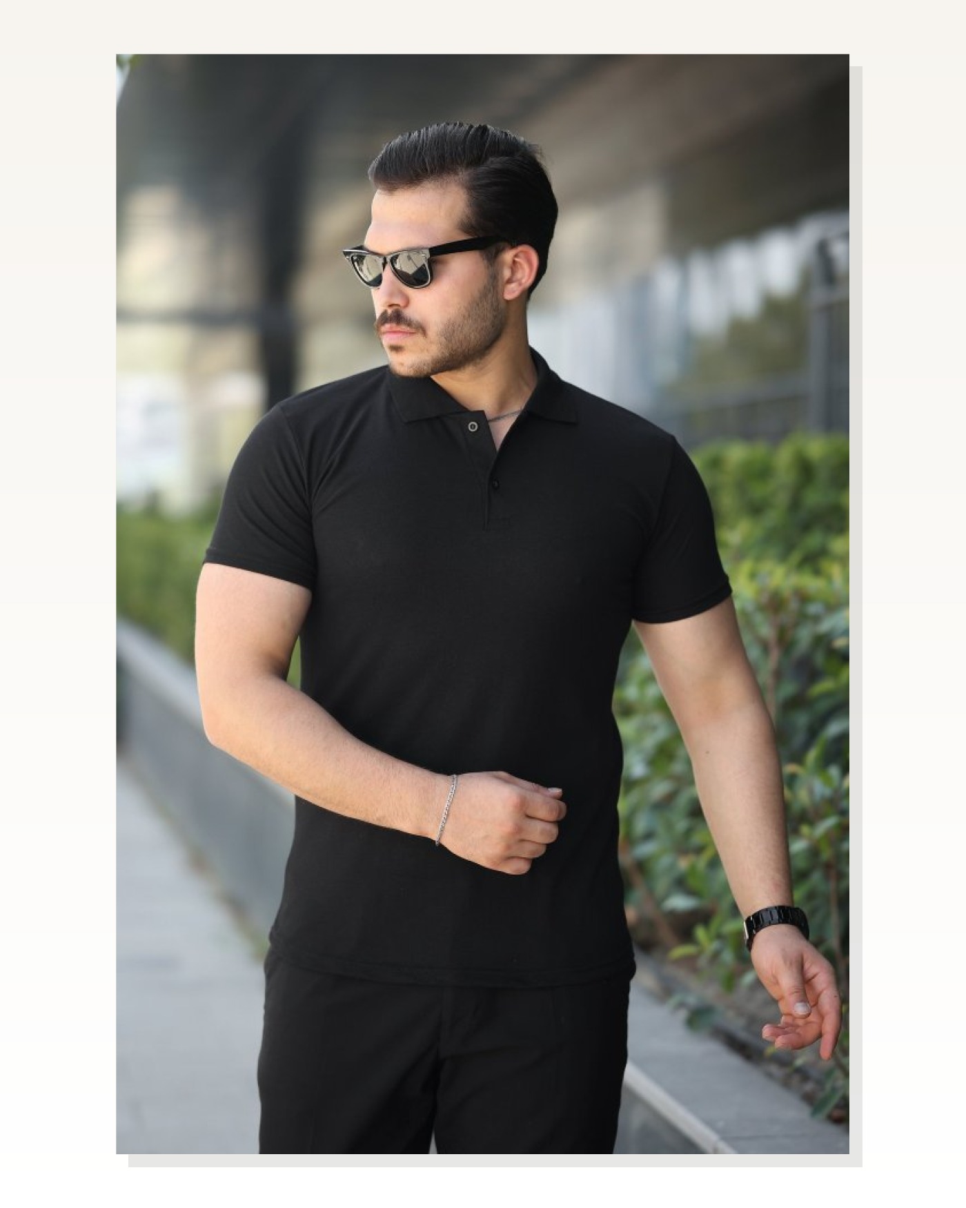 Erkek Kısa Kollu Yakalı Tişört Marketplace blank