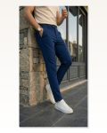 Erkek Slim Fit Dilli Kumaş Pantolon