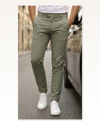 Erkek Fit Duruş Slim Dilli Kumaş Pantolon