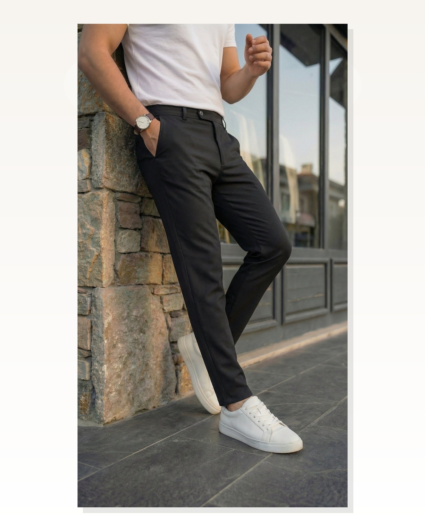 Erkek Slim Fit Dilli Kumaş Pantolon Marketplace blank