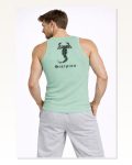Arka Baskılı Erkek Fit Duruş Spor Fitilli Atlet 2’li Set Siyah Ve Mint Yeşili Slim Fit Kaşkorse Spor Atlet Marketplace