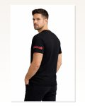 Erkek Türkiye Ay Yıldız Baskılı 10 Numara Forma Tişört Taraftar T-shirt Siyah