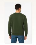Erkek Günlük Stil Haki Üç İplik Düz Bisiklet Yaka Sweatshirt Marketplace