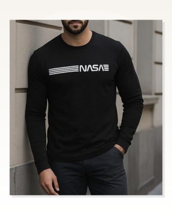 Erkek Uzun Kollu Bisiklet Yaka Viskon Sweat