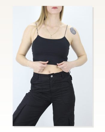 Kadın İp Askılı LKS0202SIYAH Atlet