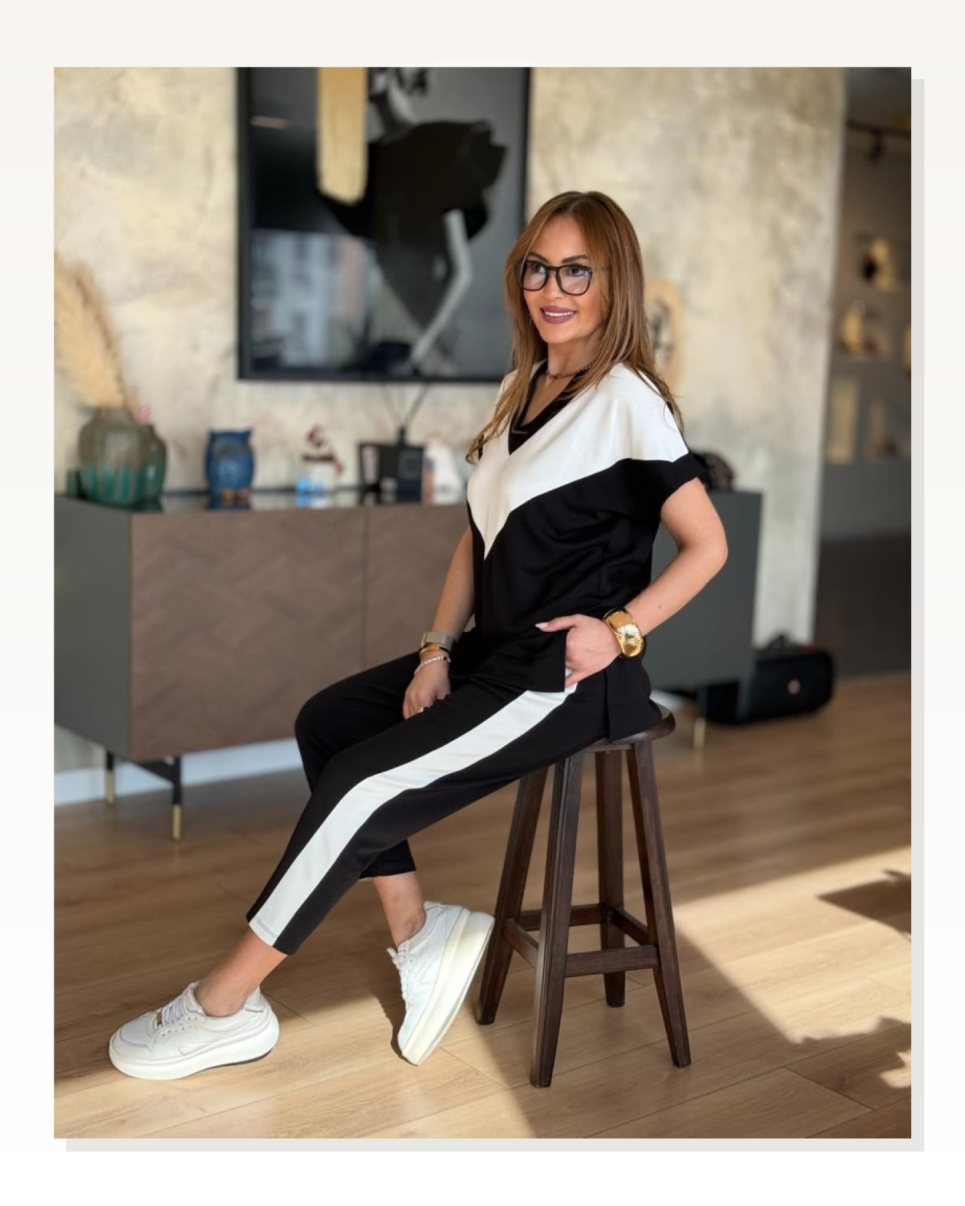 Kadın Kısa Kollu V Yakalı çift Renkli Viskon Iki Iplik Ikili Bluz Ve Pantolon Takım Marketplace blank