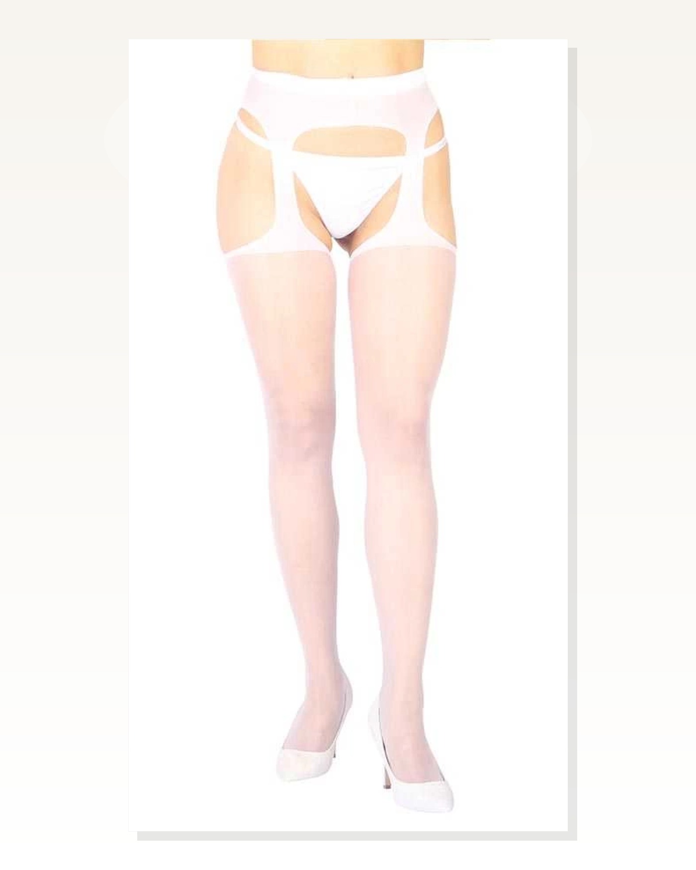 Kadın Modern Stil Beyaz 20 Denye Özel Bölgesi Açık Fantezi Külotlu Çorap Marketplace blank