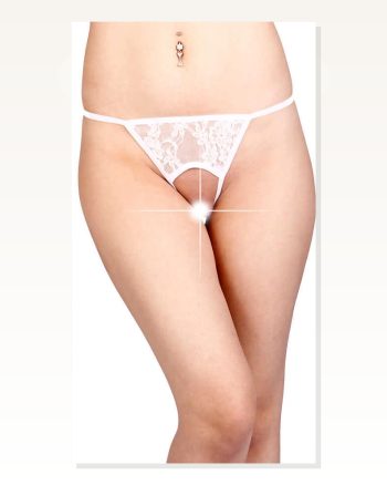 Kadın Modern Stil Beyaz Özel Bölgesi Açık Fantazi String TM1163