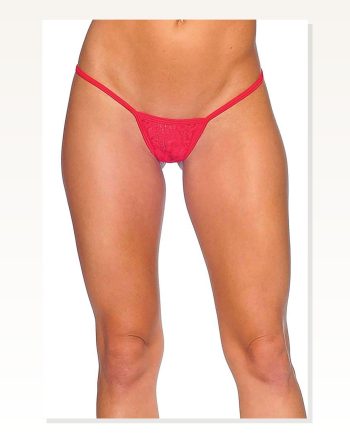 Kadın Modern Stil Kırmızı Dantelli Tanga TM1166