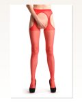 Kadın Modern Stil Kırmızı Kenarları Dantelli Özel Bölgesi Açık Külotlu Çorap Marketplace