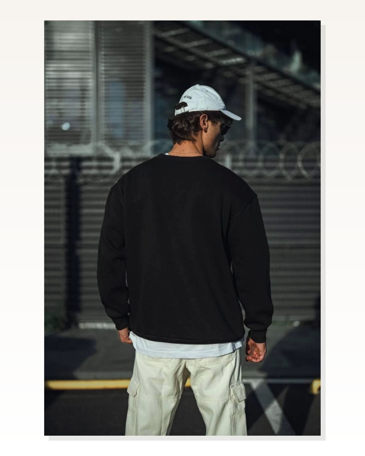 Kadın Günlük Stil Siyah Kışlık Bisiklet Yaka Üç İplik Basic Sweatshirt Marketplace blank