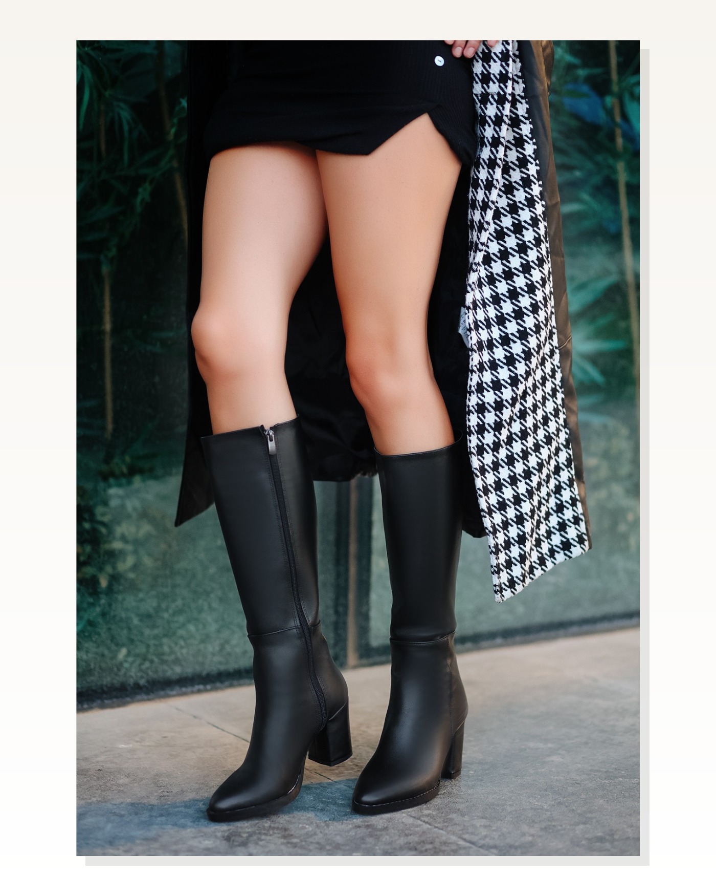 Cilt Kadın Modern Stil Morena Siyah Çizme Marketplace blank