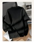 Kadın Baskılı Salaş Stil Siyah New York Oversize Bisiklet Yaka Tişört