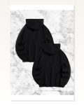 Hodie Kapüşonlu Sweatshirt Baskılı Kadın Günlük Stil Siyah Örümcek Sevgili Çift Kombini Marketplace
