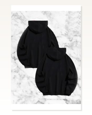 Kadın Hodie Kapüşonlu Sweatshirt Baskılı Günlük Stil Siyah Örümcek Sevgili Çift Kombini