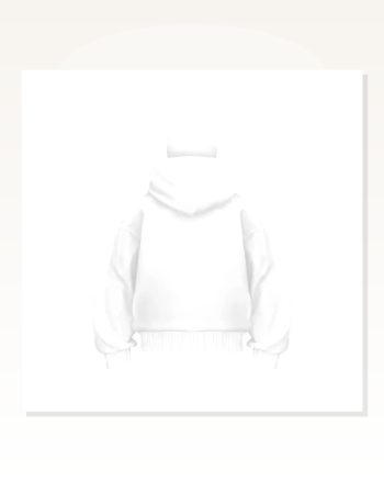Samuray Ninja Çift Kapşonlu ZIP Fermuarlı Kanguru Çepli Tam Hoodie Swetshirt Beyaz