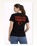TÜRKİYE Ay Yıldız Baskılı Taraftar Forma T-Shirt – Siyah Marketplace
