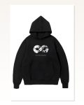 Kadın Sokak Stili Siyah Üç İplik Kapüşonlu 10 Kasıma Özel Sweatshirt