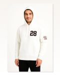 Arka Baskılı Kadın Sokak Stili Beyaz Üç İplik Kapüşonlu Ön Ve Hoodie Sweatshirt Marketplace