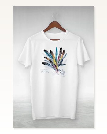 Basic Dokulu Unisex Günlük Stil Kar Beyazı Pamuklu Oversize Tişört
